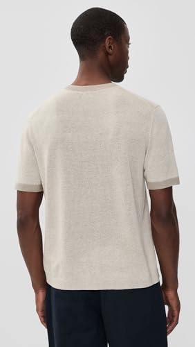 Theory Men's Tee Shirt in Silk Linen