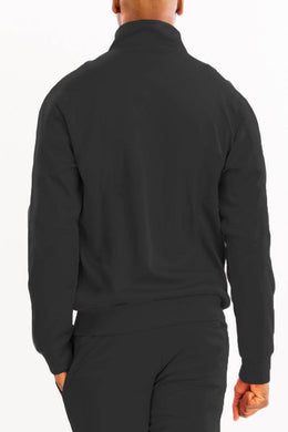 Essential Mens Activewear: Black Track Jacket & Pants Set – VacationGrabs
