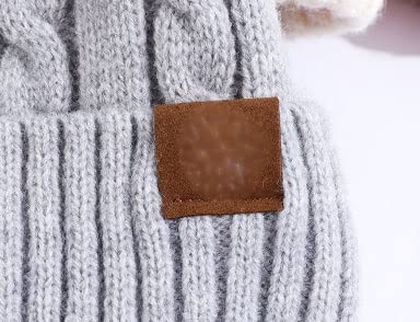 Women's Knit Hat Scarf & Touchscreen Gloves Set