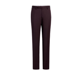 Men's Italian Wool Dress Pants Tailored Trousers