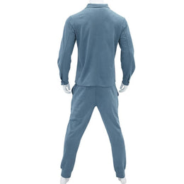 Men's Suede Shirt Jacket & Jogger Pants 2-Piece Set