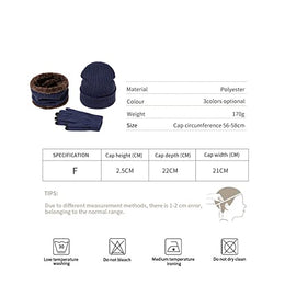 Winter Knit Beanie Scarf & Gloves Set Unisex