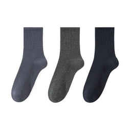 Men's Cotton Crew Socks Sweat-Wicking Sports Socks