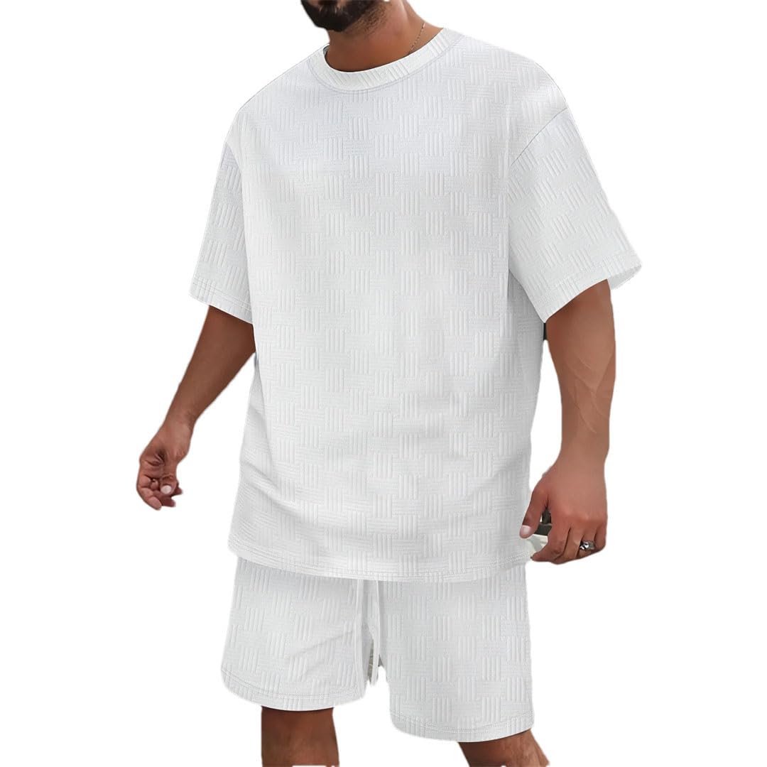 Men's Short Sleeve T-Shirt & Shorts 2-Piece Set