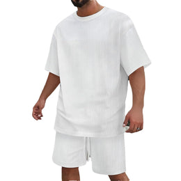 Men's Short Sleeve T-Shirt & Shorts 2-Piece Set