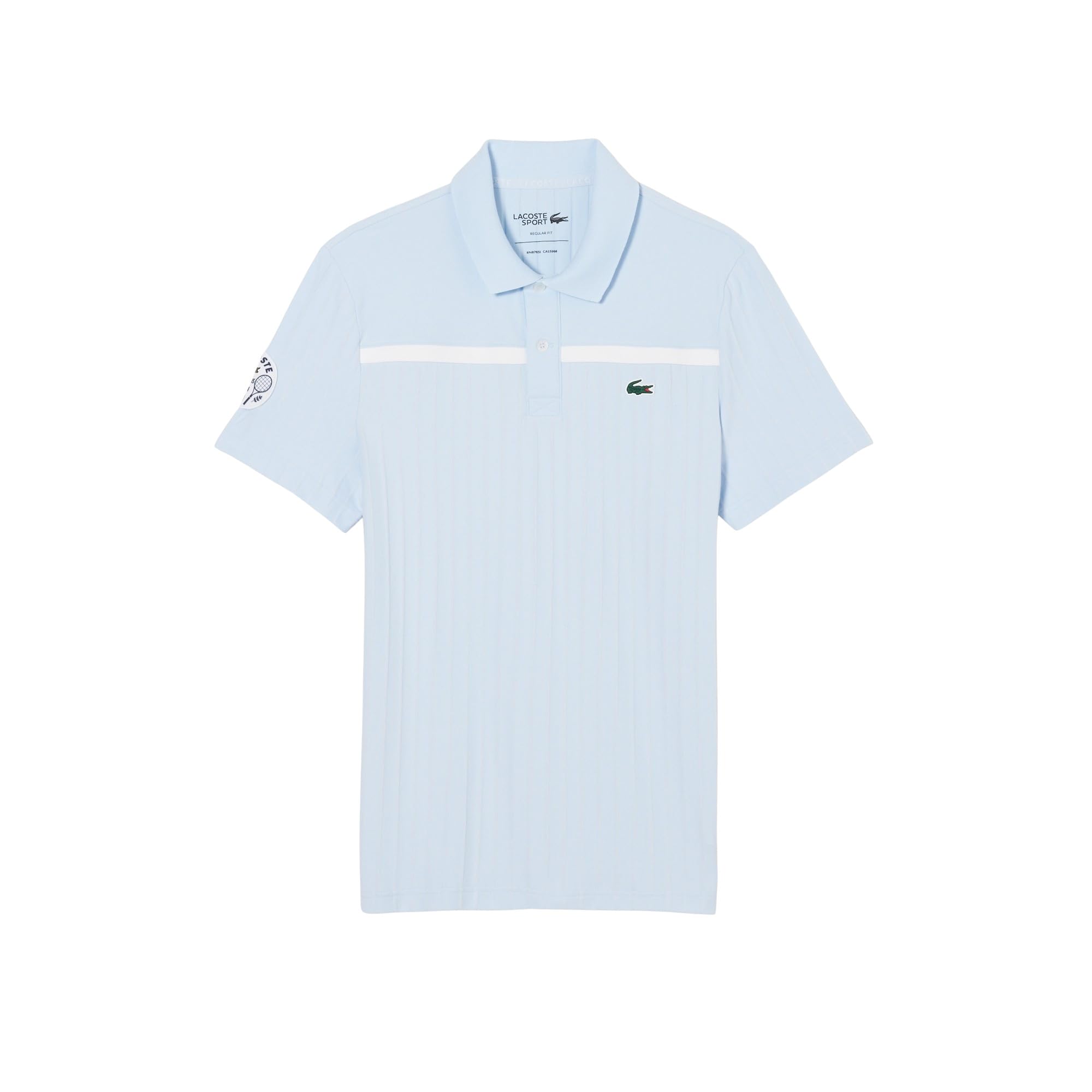 Lacoste Men's Sport Ultra Dry Badge Accent Tennis Heritage Polo Shirt