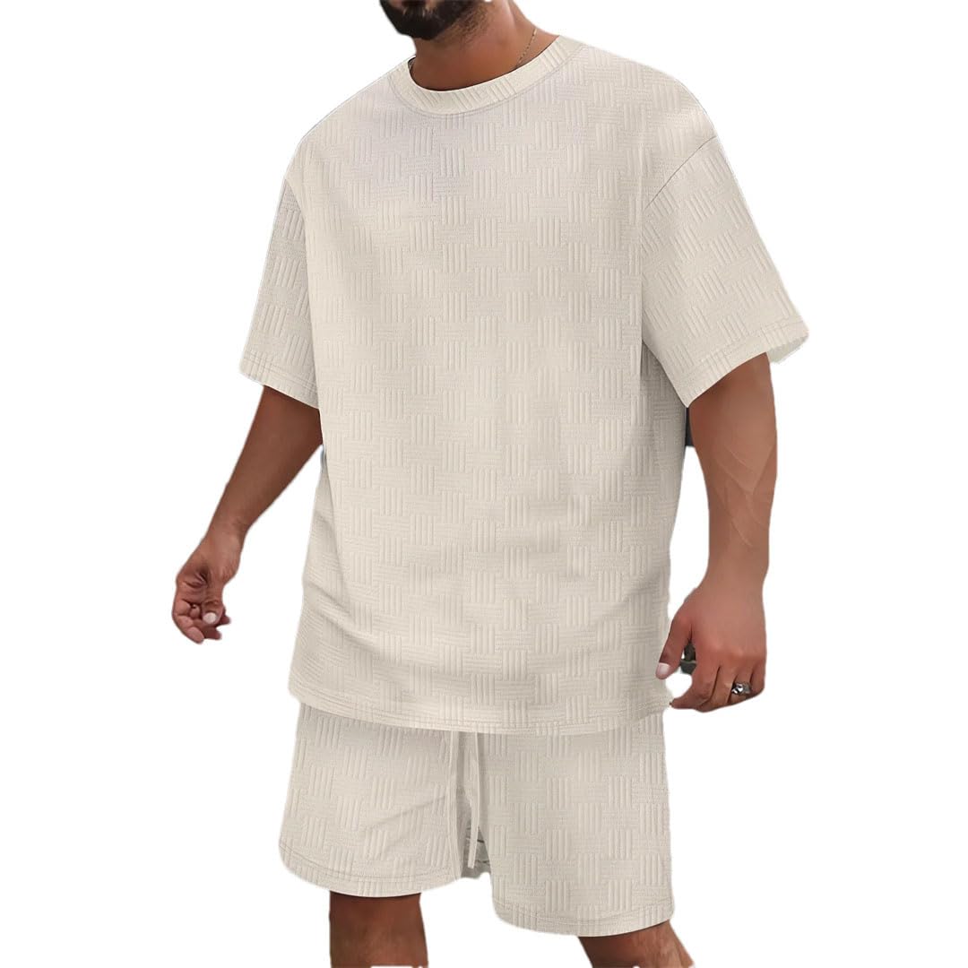 Men's Short Sleeve T-Shirt & Shorts 2-Piece Set