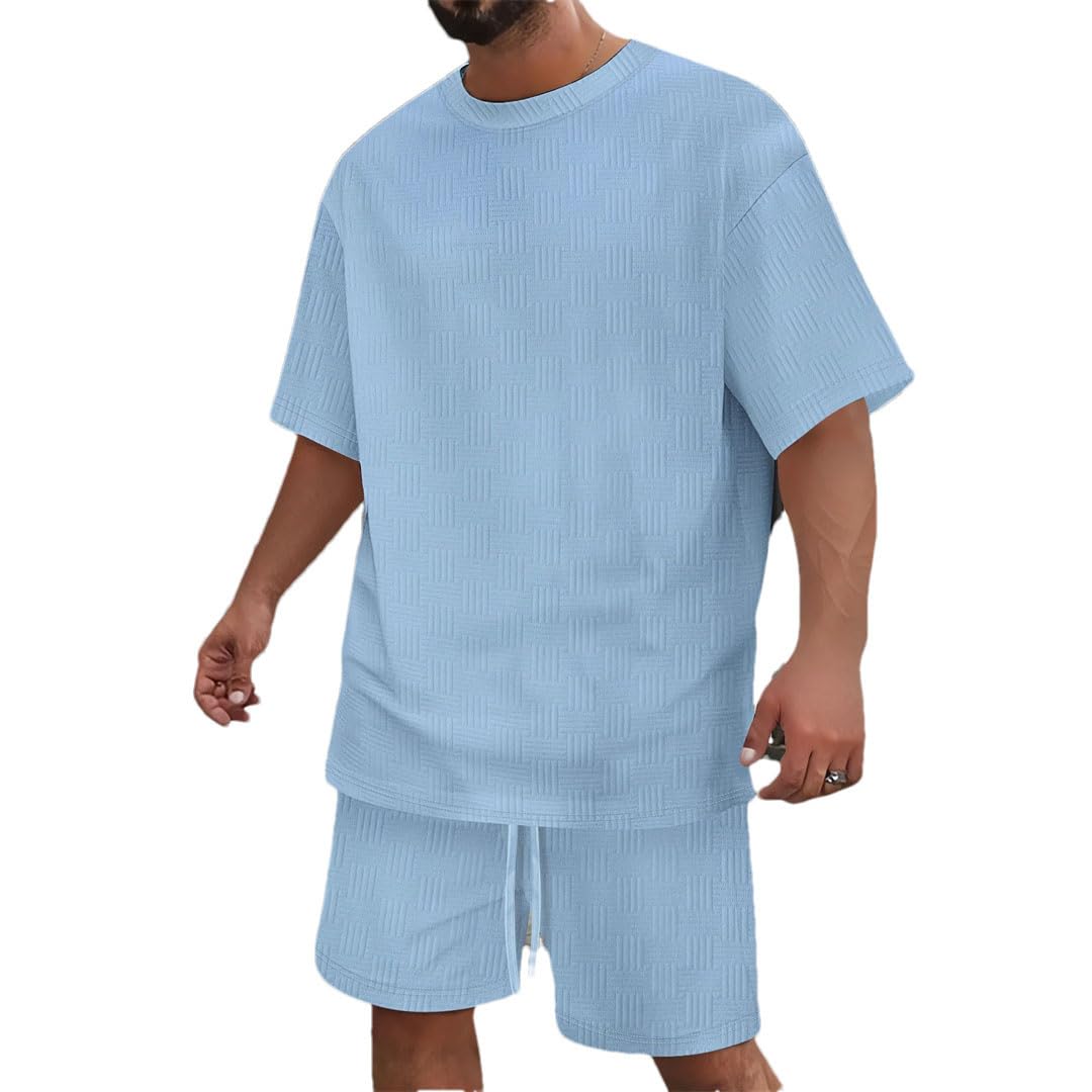 Men's Short Sleeve T-Shirt & Shorts 2-Piece Set