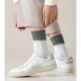 5 Pairs Men's Thick Cotton Business Crew Socks