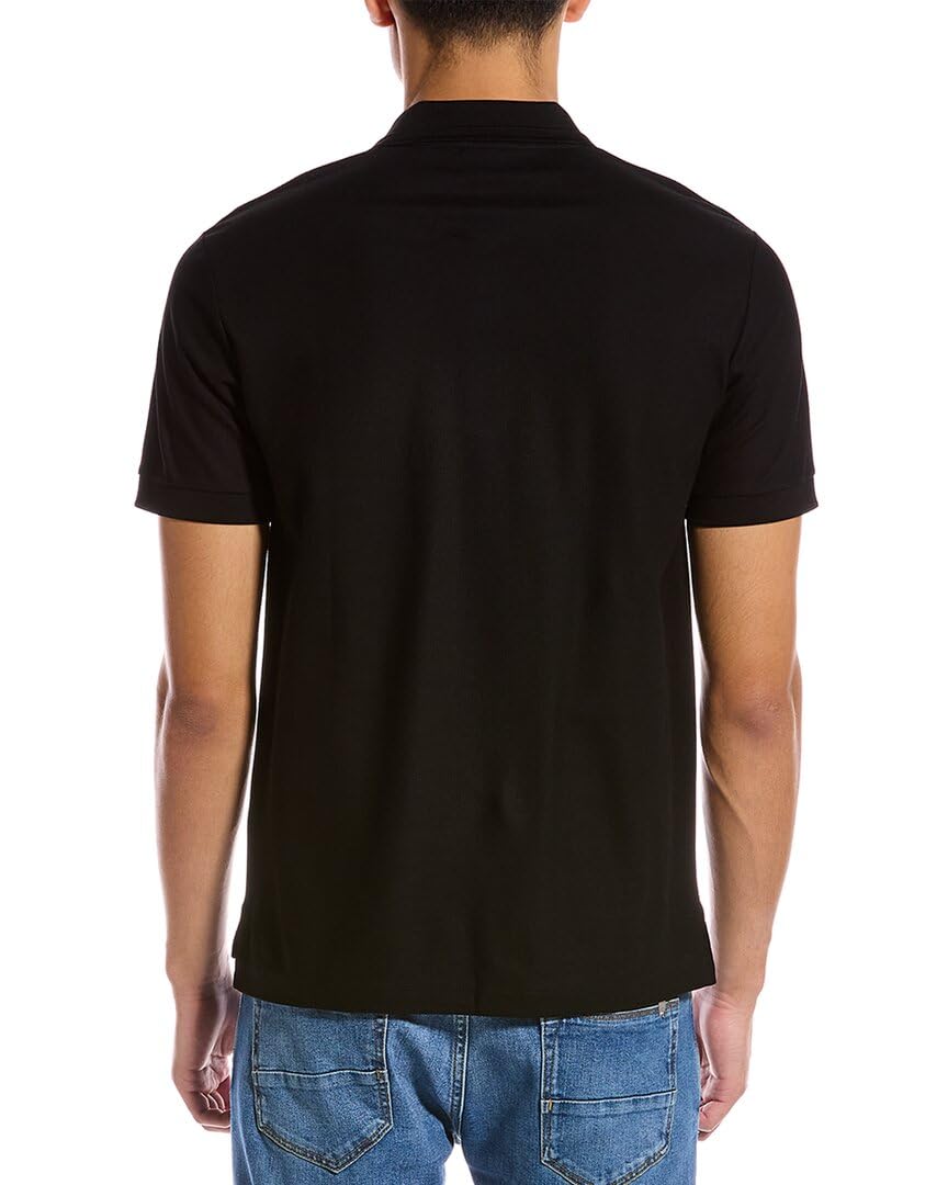 BURBERRY Mens Monogram Motif Polo Shirt, Black, S