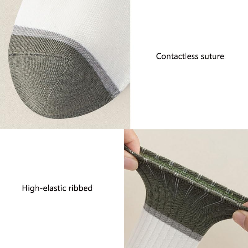 5 Pairs Men's Thick Cotton Business Crew Socks