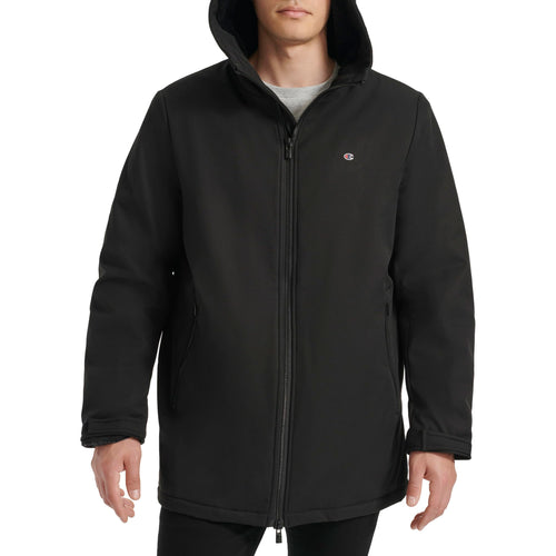 Champion Men's Mid-length Soft Shell Performance Jacket With Sherpa Lining