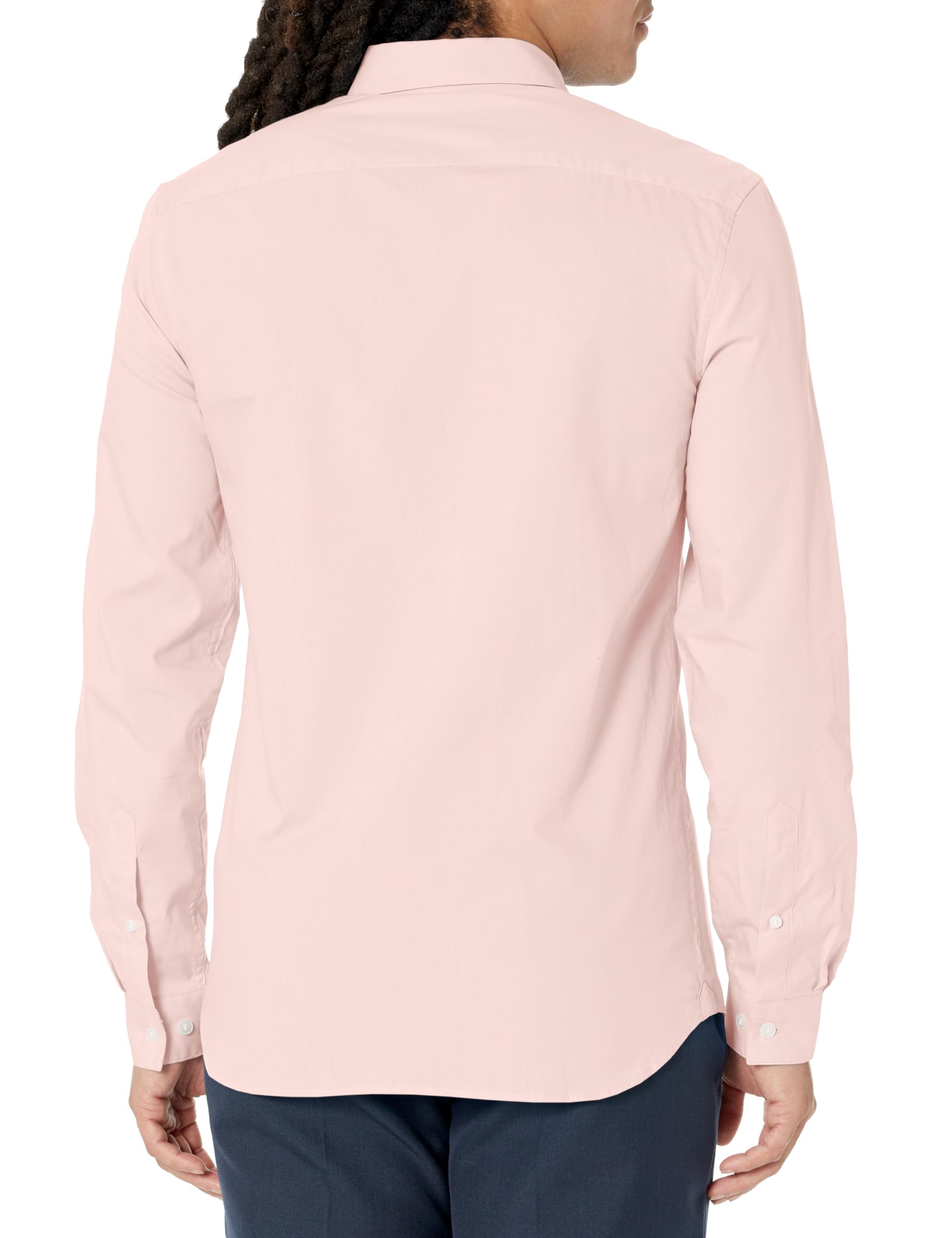 Lacoste Mens Long Sleeve Slim Fit Poplin Button Down Shirt