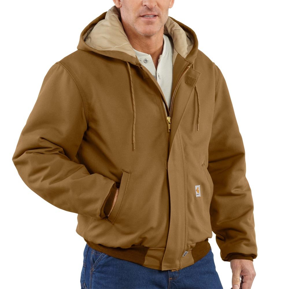Carhartt Men's Flame-Resistant Duck Quilt-Lined Active Jac