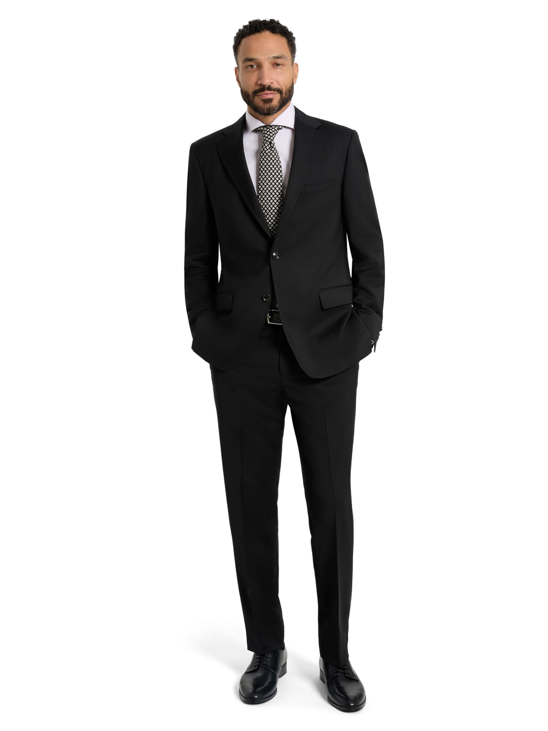 Men's Italian Wool 2-Piece Suit Classic Fit Formal Set