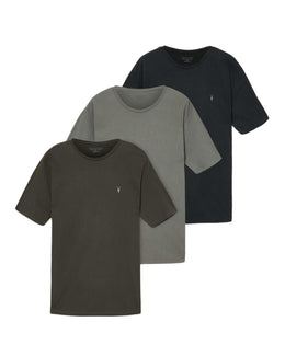 AllSaints Brace Short Sleeve Crew 3 Pack