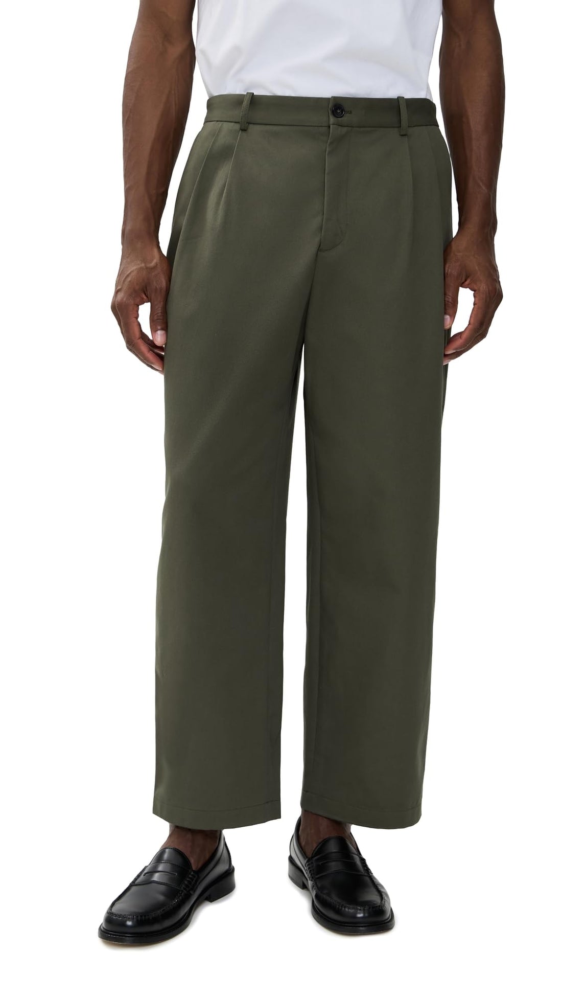 Maison Kitsuné Men's Relaxed Pleated Pants