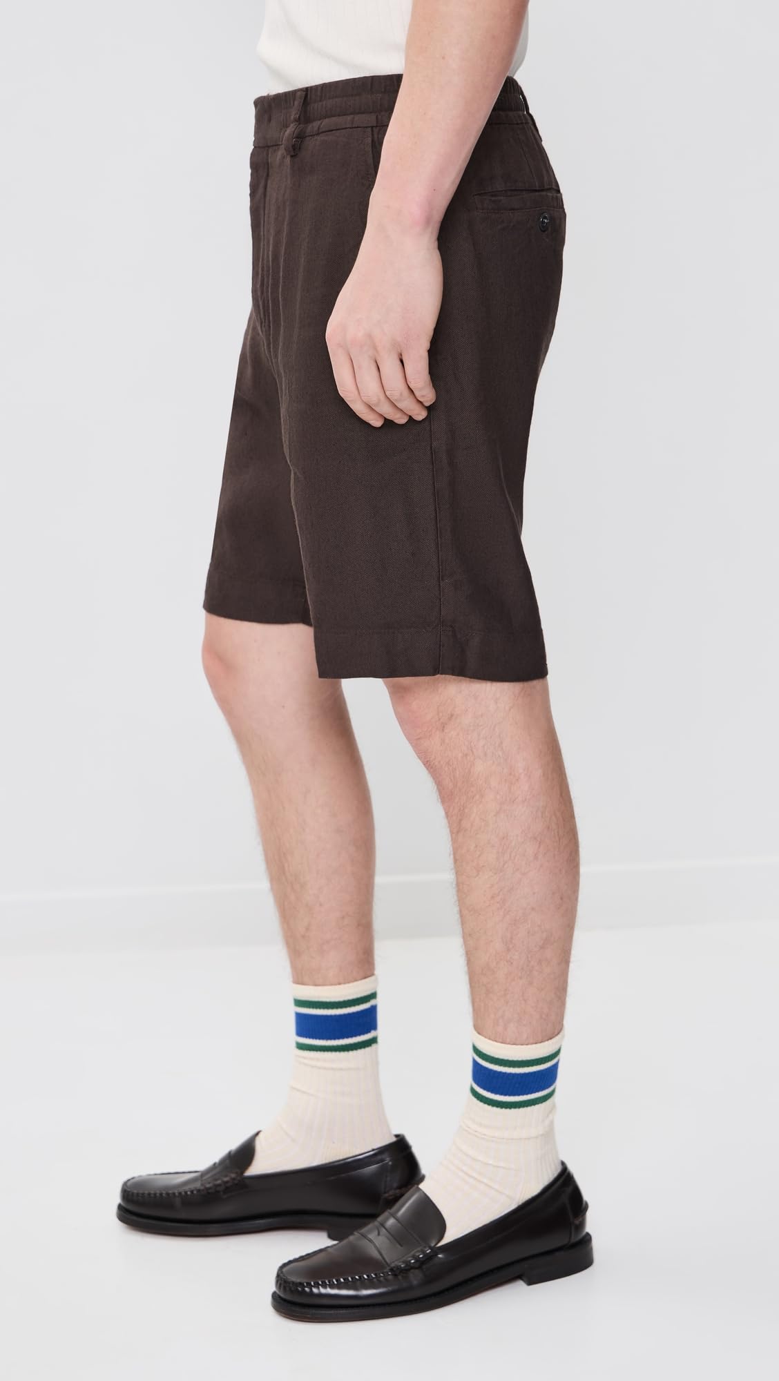 NN07 Men's Billie Linen Shorts 9"