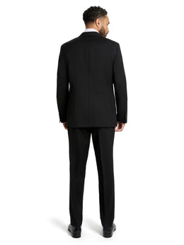 Men's Italian Wool 2-Piece Suit Classic Fit Formal Set