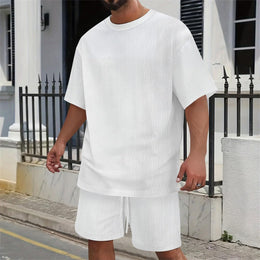 Men's Short Sleeve T-Shirt & Shorts 2-Piece Set