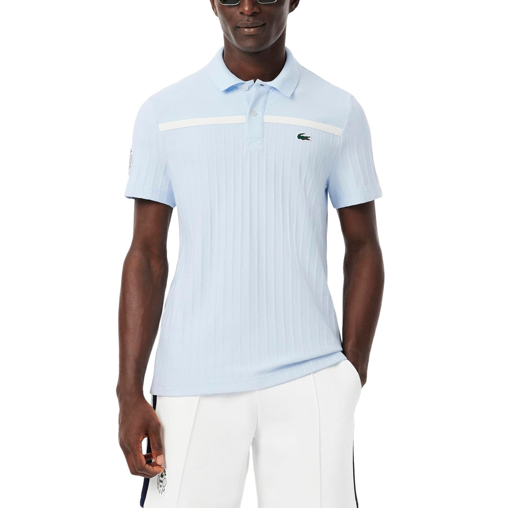 Lacoste Men's Sport Ultra Dry Badge Accent Tennis Heritage Polo Shirt
