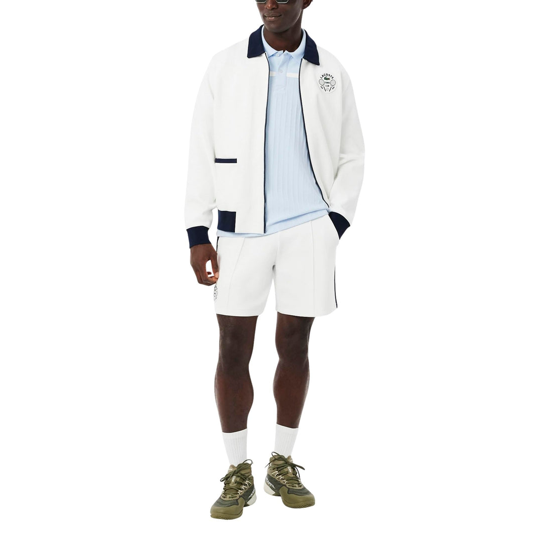 Lacoste Men's Sport Ultra Dry Badge Accent Tennis Heritage Polo Shirt