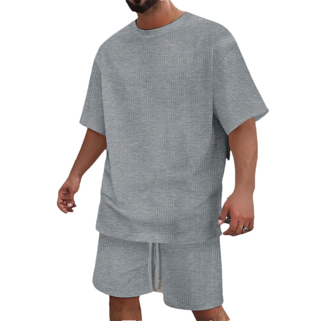 Men's Short Sleeve T-Shirt & Shorts 2-Piece Set