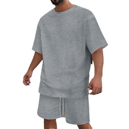Men's Short Sleeve T-Shirt & Shorts 2-Piece Set