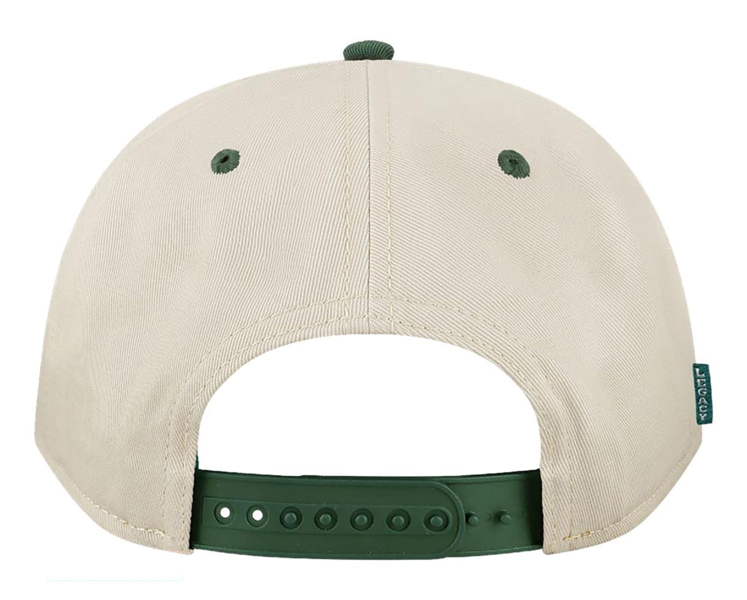 Joe's USA Heritage Twill Cap - OSFM - 12 Pack - Stone/Dark Green