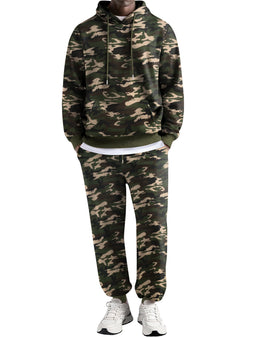 COOFANDY Sweatsuits for Men 2 Piece Tracksuit Casual Athletic Jogging Suit Hooded Set