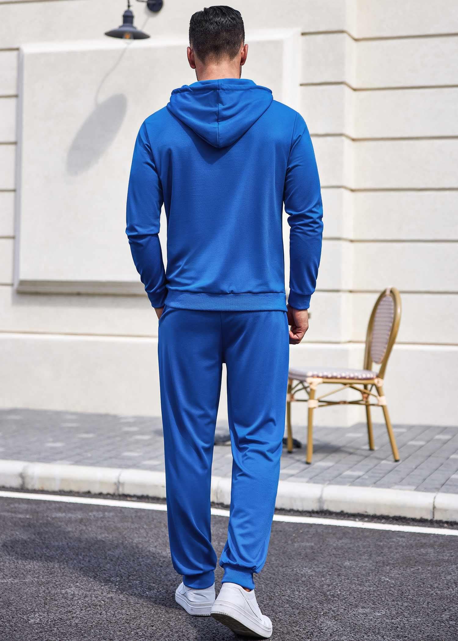 COOFANDY Sweatsuits for Men 2 Piece Tracksuit Casual Athletic Jogging Suit Hooded Set