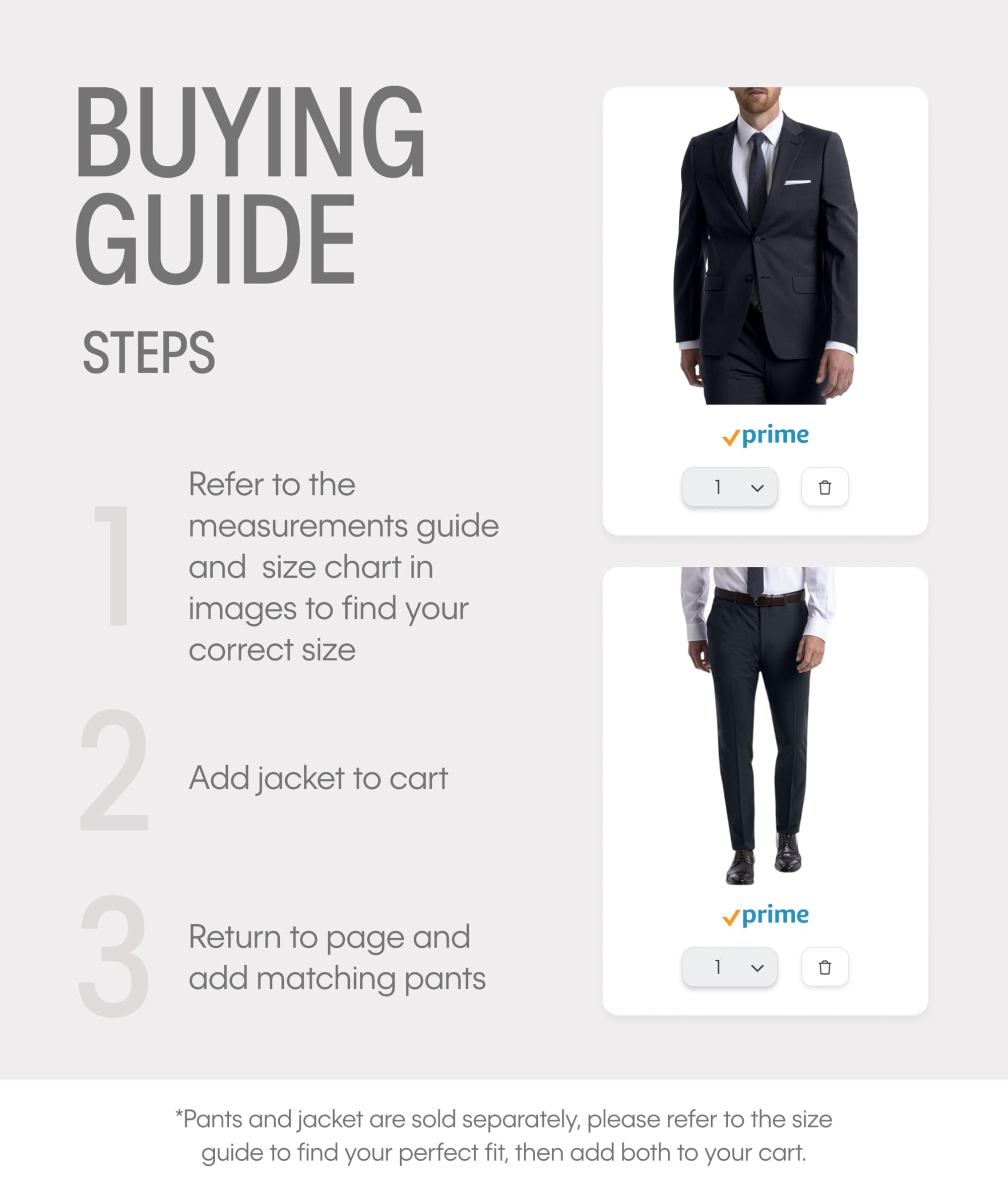 Calvin Klein Premium Skinny Fit Men’s Suit Separates | Performance Stretch Fabric