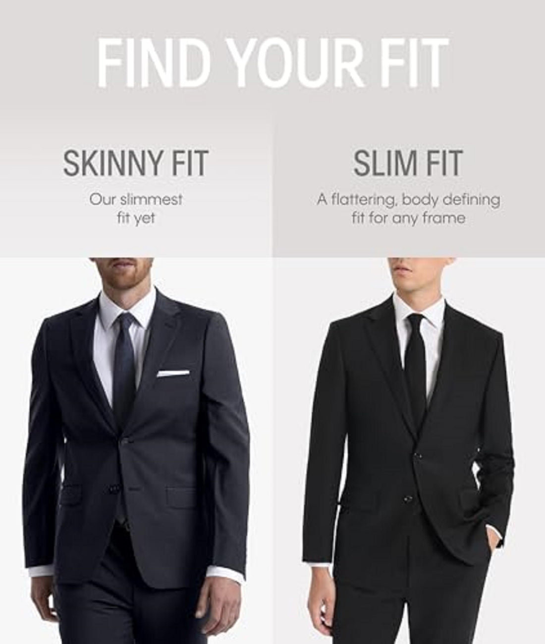 Calvin Klein Premium Skinny Fit Men’s Suit Separates | Performance Stretch Fabric