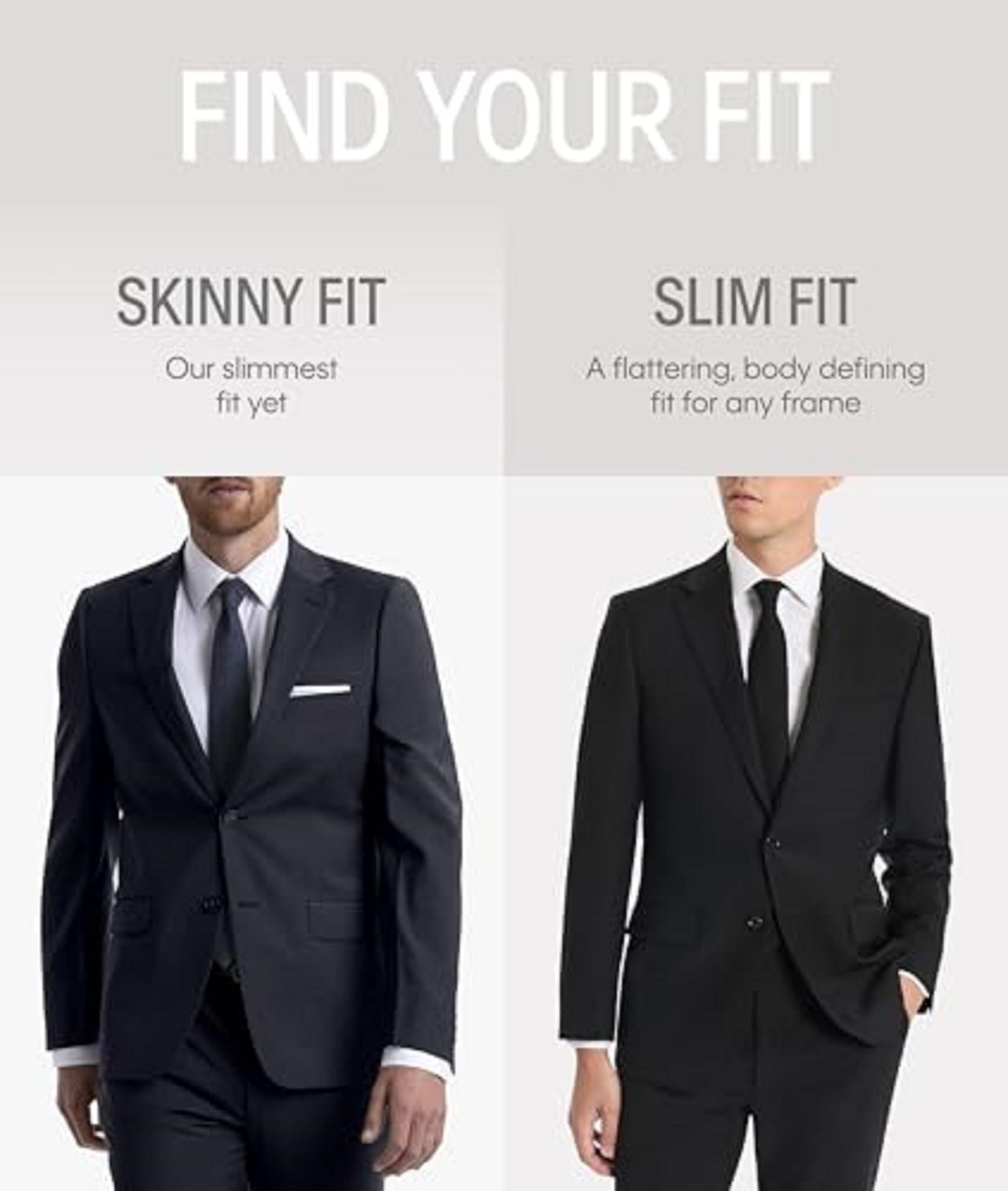 Calvin Klein Premium Skinny Fit Men’s Suit Separates | Performance Stretch Fabric