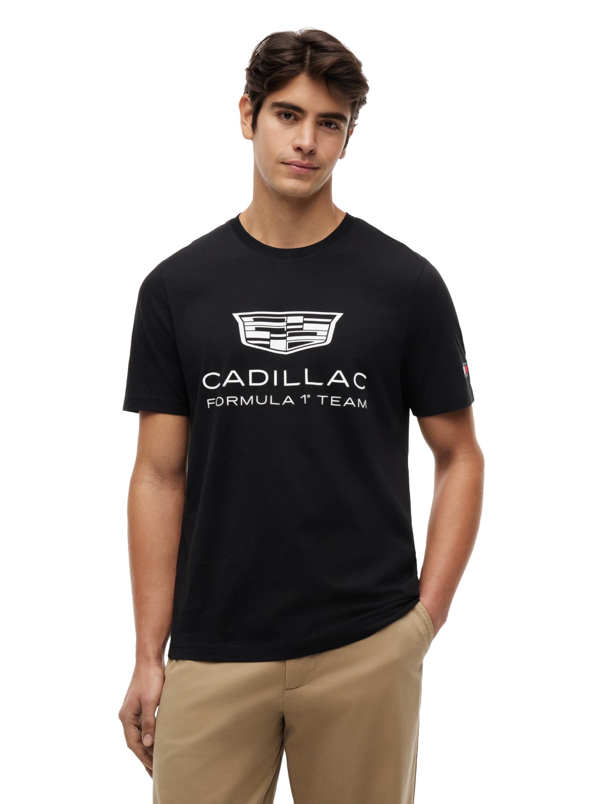 Tommy Hilfiger Men's F1 Short Sleeve Shield Graphic Tee