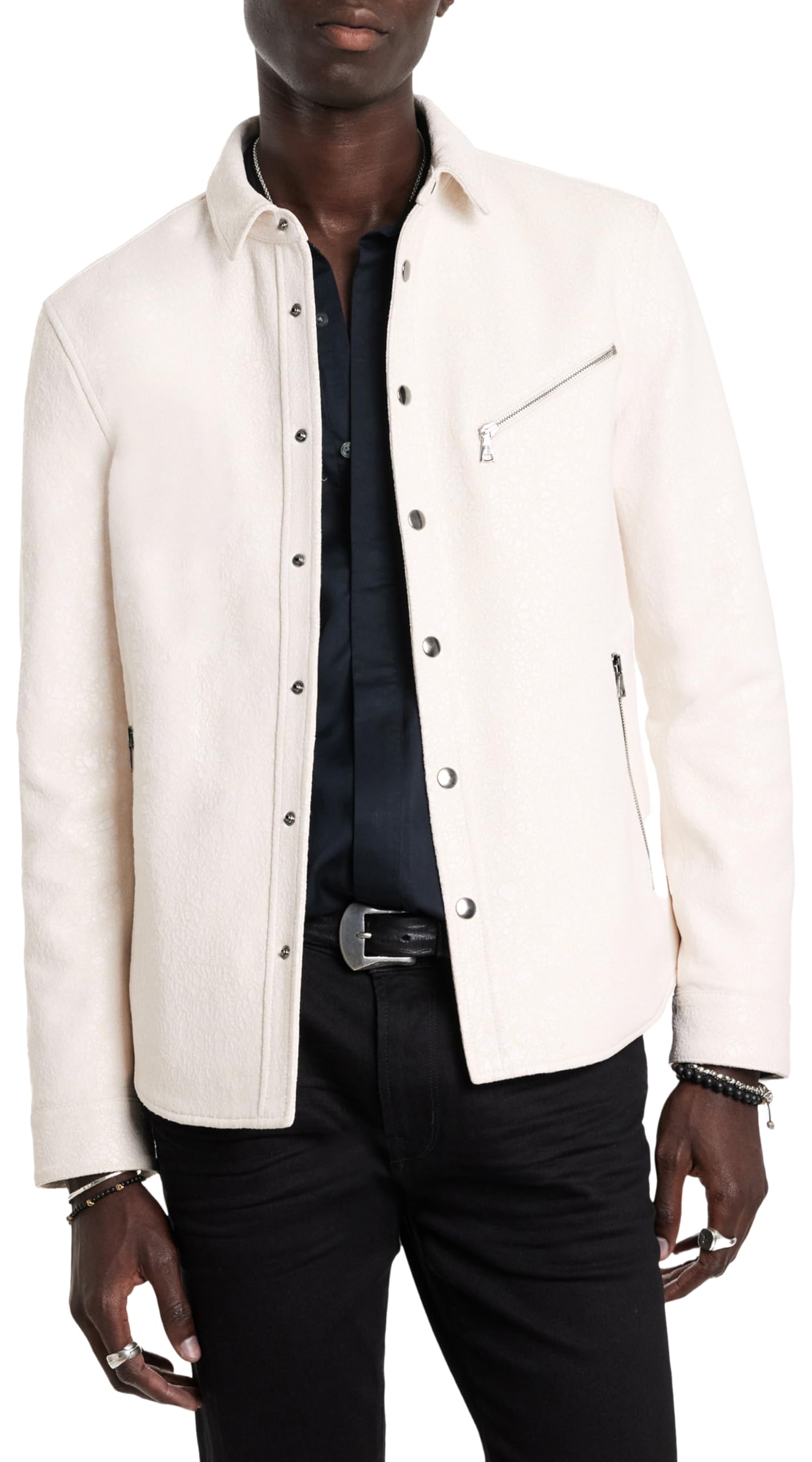 John Varvatos Men's Kadd Shirt Jacket