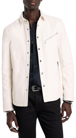 John Varvatos Men's Kadd Shirt Jacket