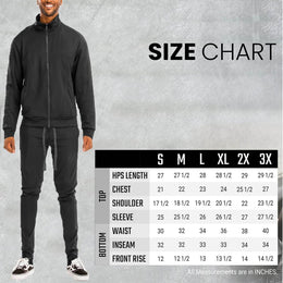 Essential Mens Activewear: Black Track Jacket & Pants Set – VacationGrabs