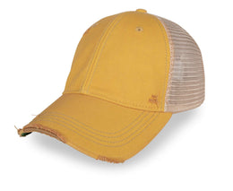 Vintage Distressed Mesh Back Snapback Baseball Cap