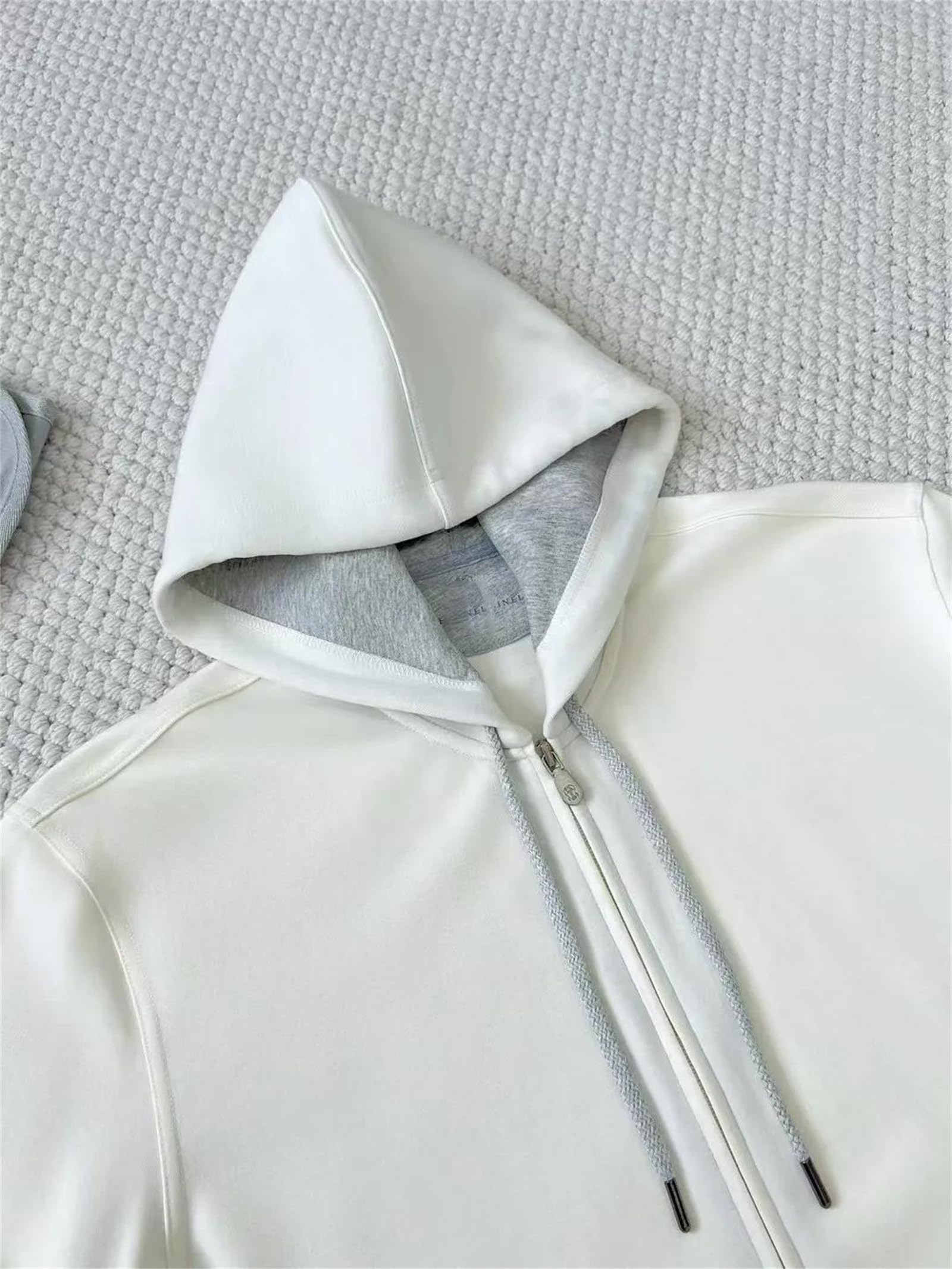 Men's Cashmere Hooded Cardigan & Knit Pants Set
