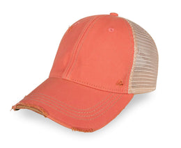 Vintage Distressed Mesh Back Snapback Baseball Cap
