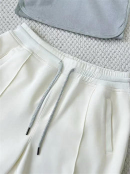 Men's Cashmere Hooded Cardigan & Knit Pants Set