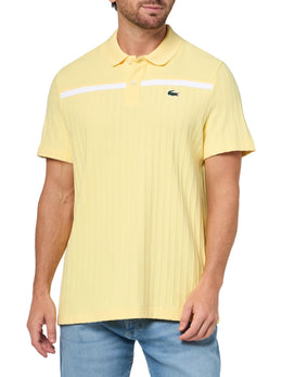 Lacoste Men's Sport Ultra Dry Badge Accent Tennis Heritage Polo Shirt