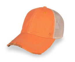 Vintage Distressed Mesh Back Snapback Baseball Cap