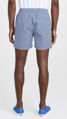 Frescobol Carioca Men's Copacabana Classic Swim Shorts 5"
