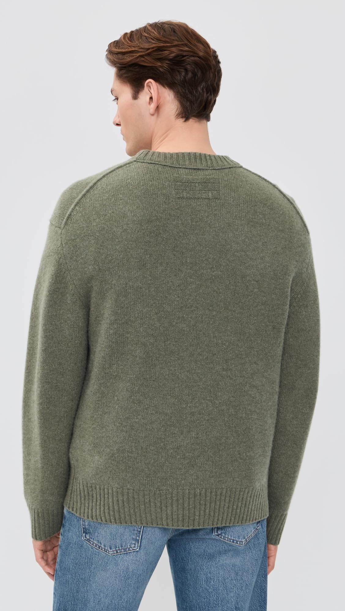 FRAME Men's Cashmere Crew Neck Sweater