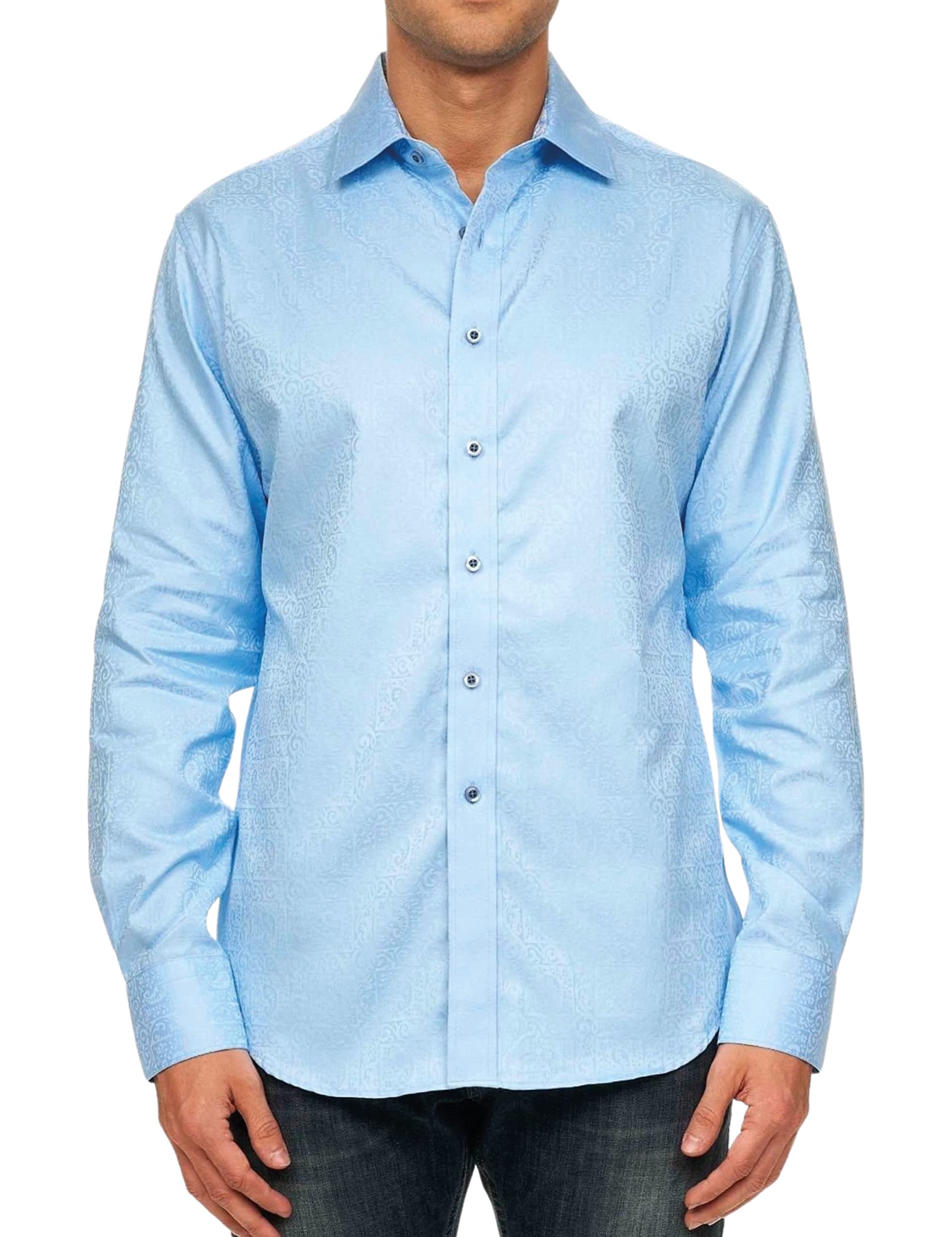 Robert Graham Men’s Windsor Long-Sleeve Shirt, Button-Up Shirt for Men