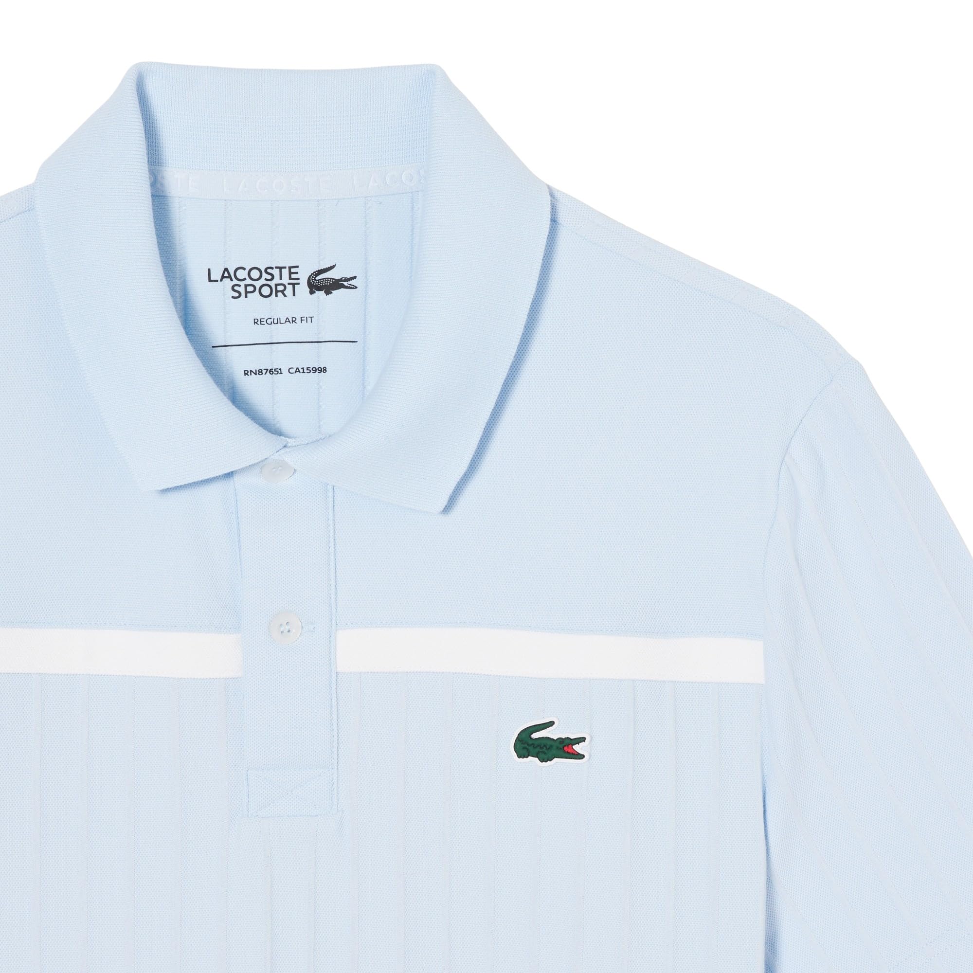 Lacoste Men's Sport Ultra Dry Badge Accent Tennis Heritage Polo Shirt
