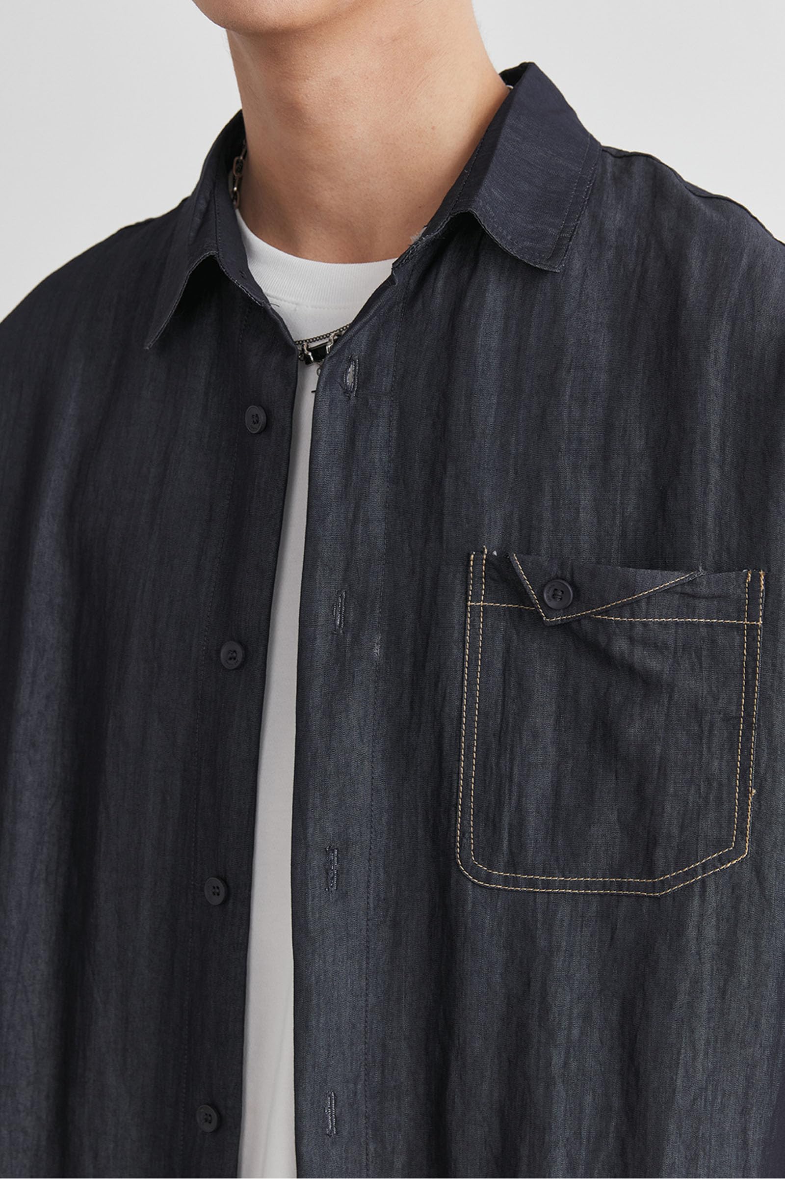 Men's Short Sleeve Shirt & Shorts 2-Piece Set