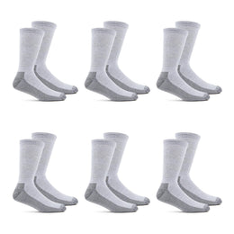 Fruit of the Loom Men’s Work Gear Cushioned Crew Socks 10 Pair